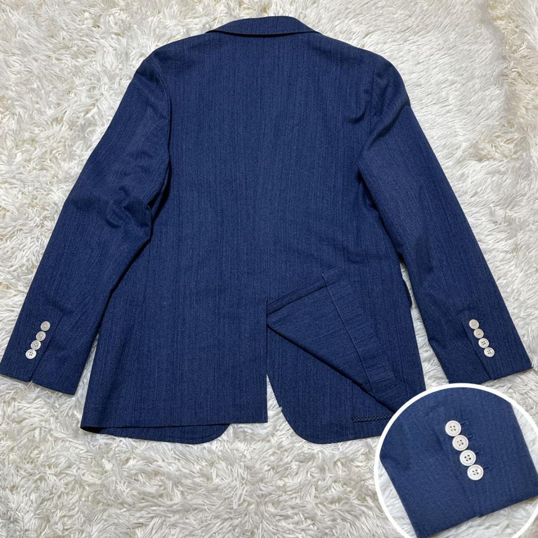 スーツセレクト　デニム調　3ピース　AB5 リバーシブルベスト　カジュアルにも