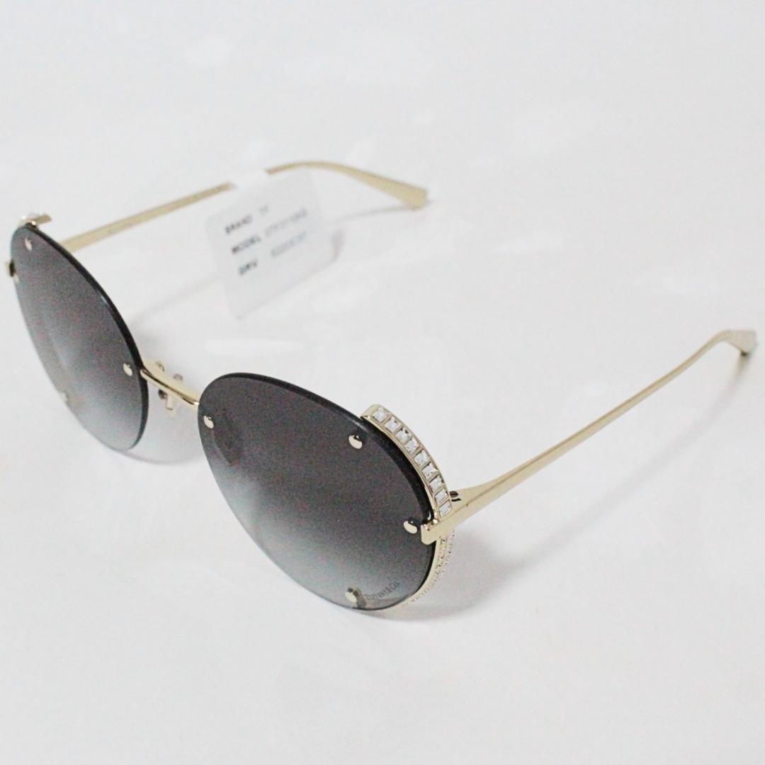 新品 ティファニー 203170円 クリスタル装飾 セミリムレス サングラス