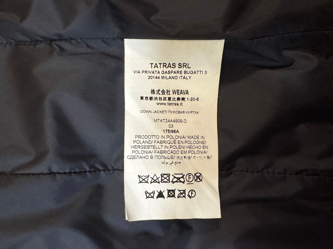 TATRAS タトラス　RODHI ロディ ブラック　黒　03 L 美品　レア