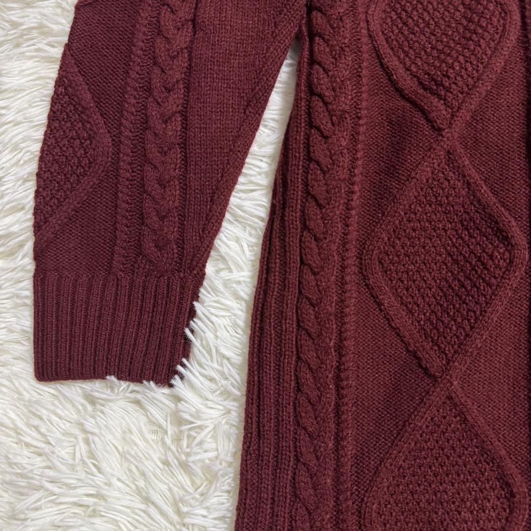 【美品】BLUE LABEL CRESTBRIDGE タートルニットワンピース