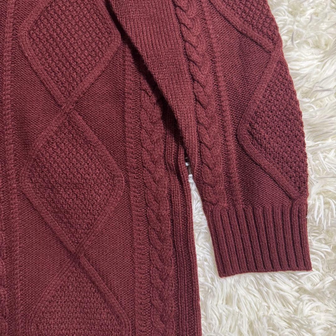 【美品】BLUE LABEL CRESTBRIDGE タートルニットワンピース