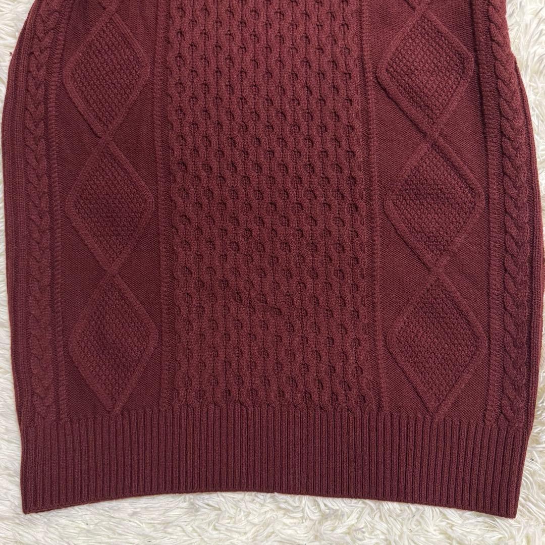 【美品】BLUE LABEL CRESTBRIDGE タートルニットワンピース