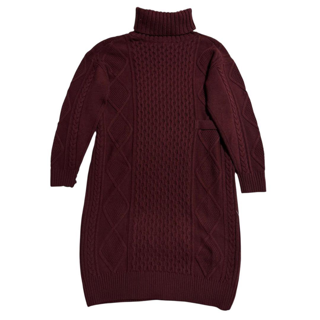 【美品】BLUE LABEL CRESTBRIDGE タートルニットワンピース