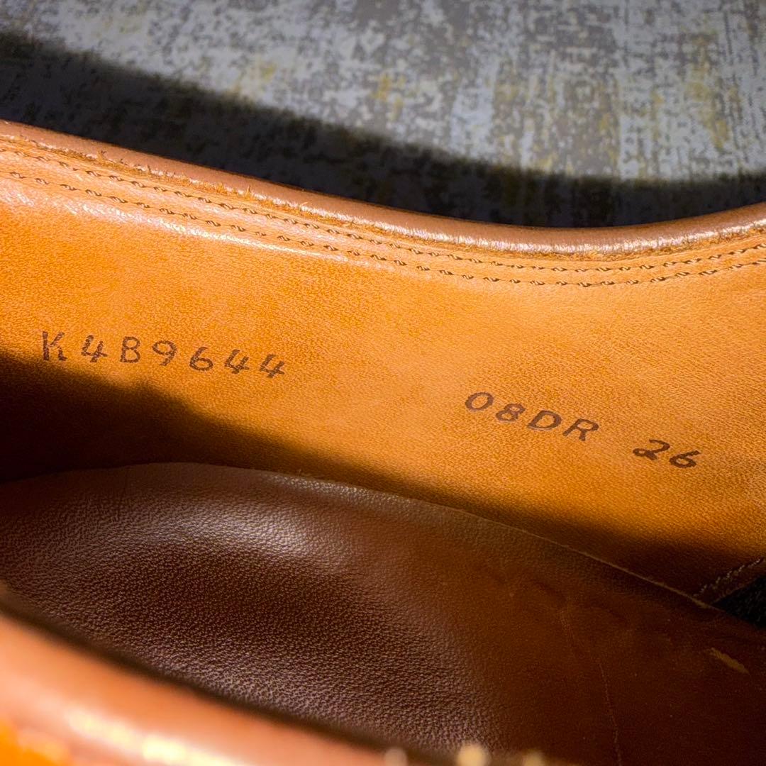 ★人気★リーガル REGAL ストレートチップ【26】08DR ライトブラウン