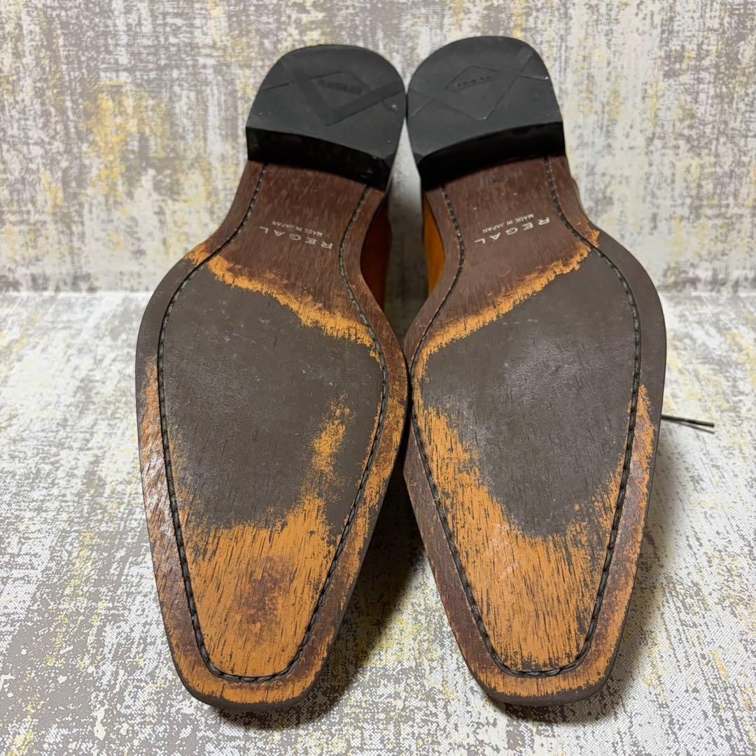 ★人気★リーガル REGAL ストレートチップ【26】08DR ライトブラウン