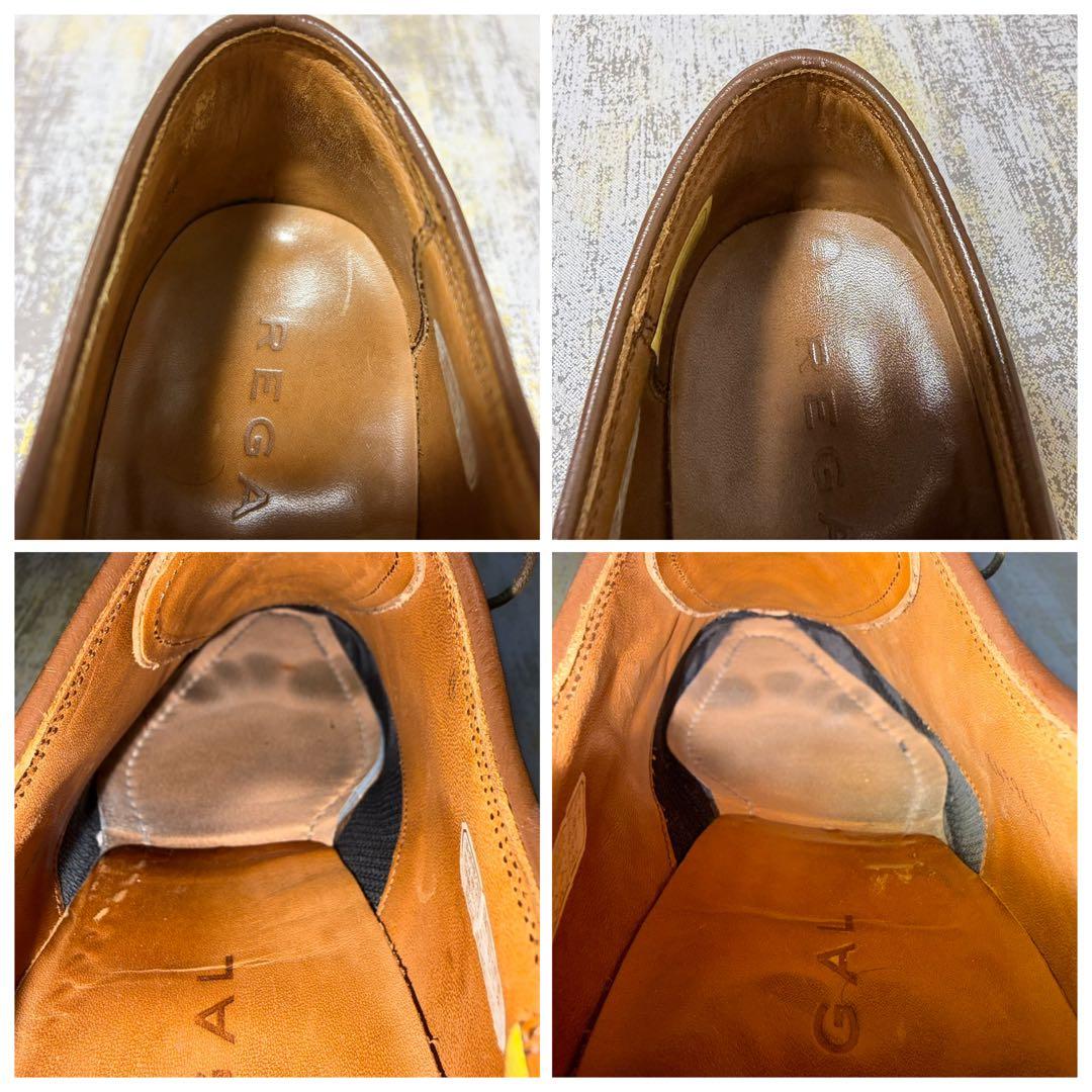 ★人気★リーガル REGAL ストレートチップ【26】08DR ライトブラウン