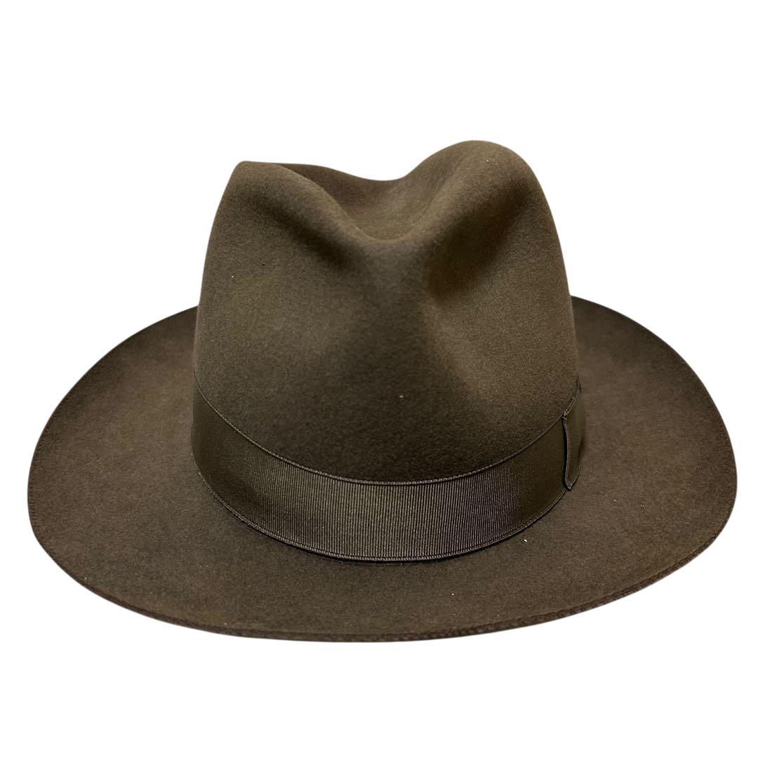 Borsalino ボルサリーノ 中折れ帽　ラビットファー　フェルトハット