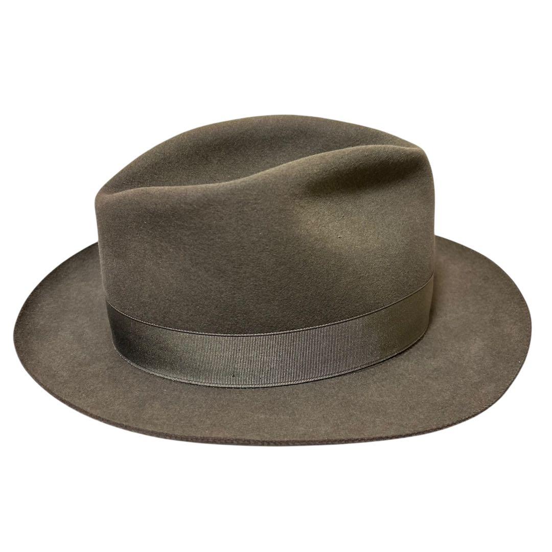 Borsalino ボルサリーノ 中折れ帽　ラビットファー　フェルトハット