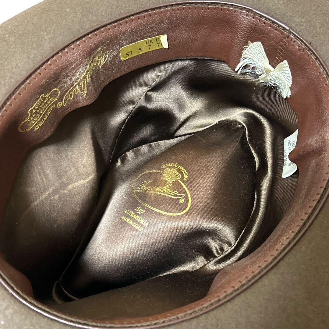 Borsalino ボルサリーノ 中折れ帽　ラビットファー　フェルトハット