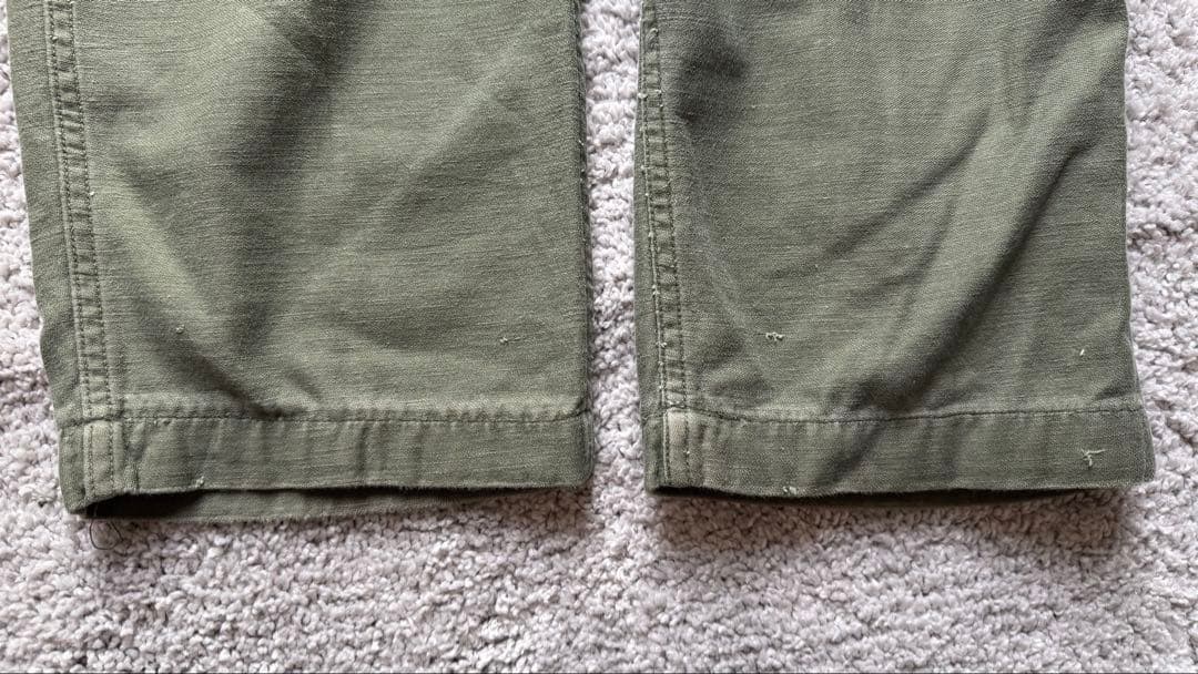 ヴィンテージ US ARMY 70s 米軍 OG-107 ベイカーパンツ 実物