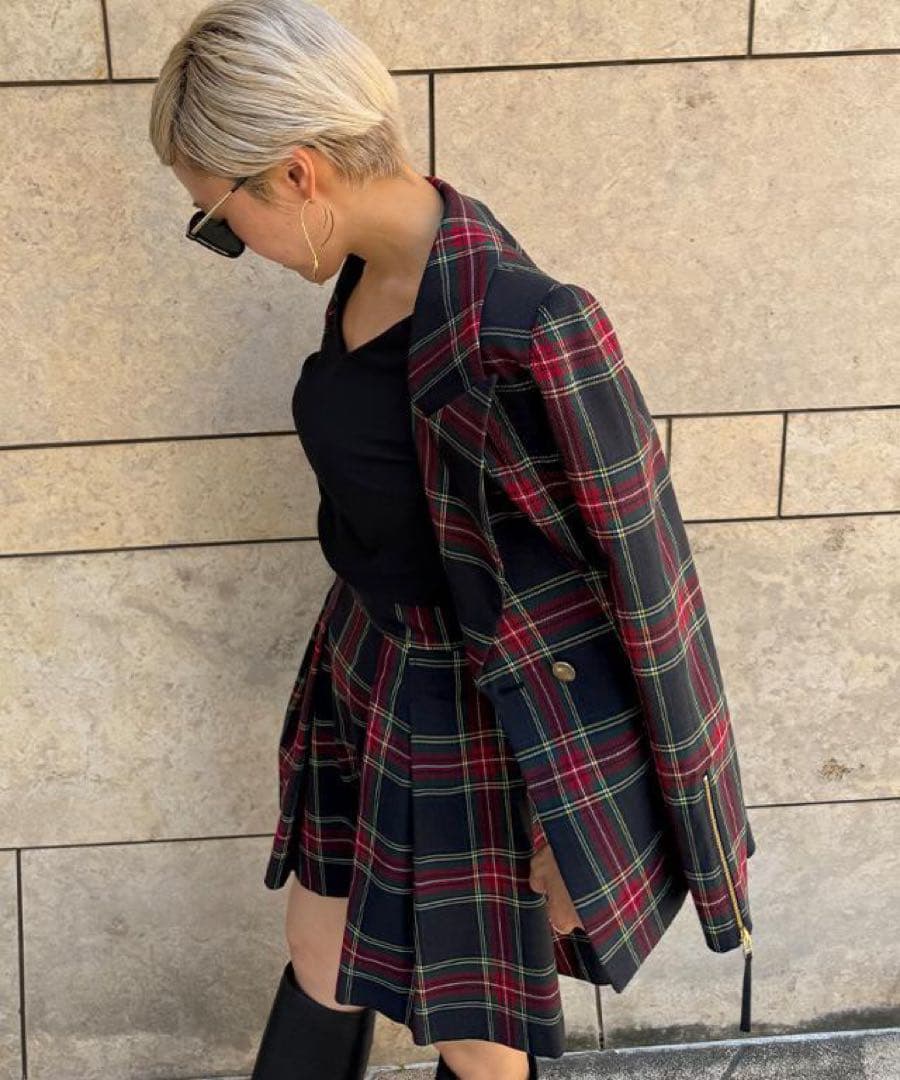 11/22までお値下♡新品未使用タグ付き♡JENNEジェンヌ チェックジャケット