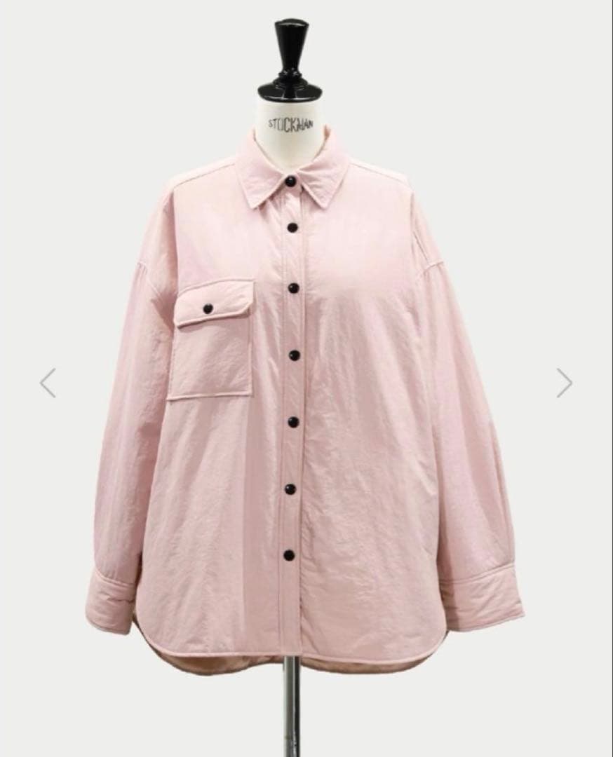 machatt マチャット　パファーシャツ（ピンク）