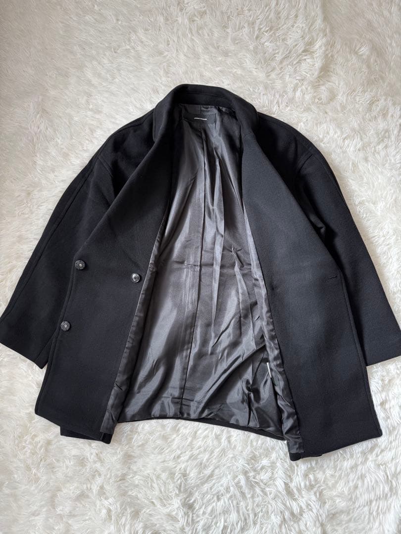 JOURNAL STANDARD スーパー140ビーバーテーラーコート　黒　38