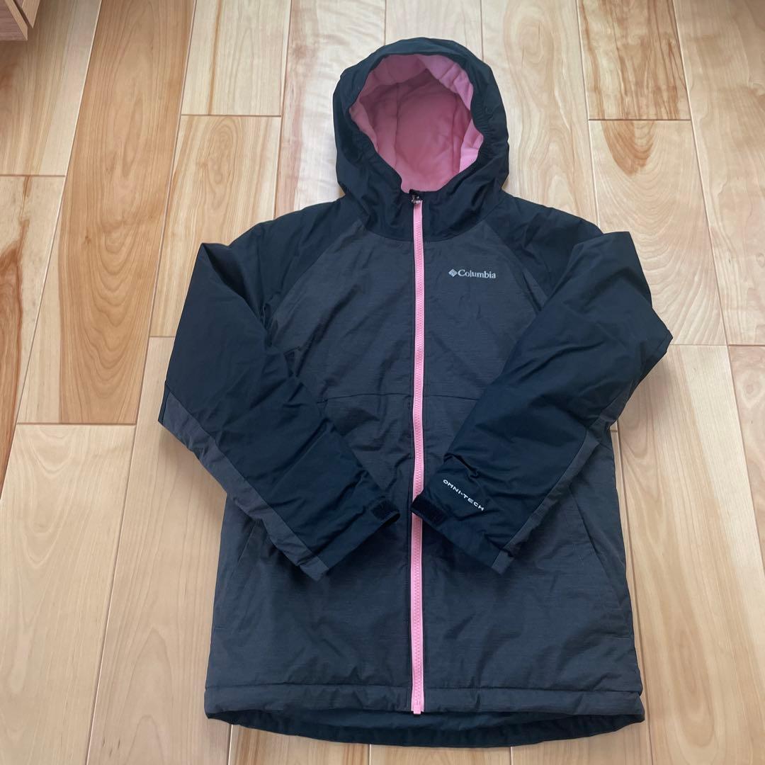 Columbia スキーウェア 140サイズ子供用 黒とピンク