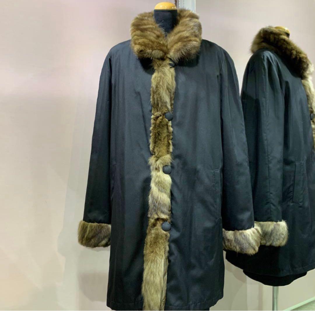 新春　プライス❣️ ロシアンセーブル　リバーシブル　コート《貂皮 毛皮 大衣》