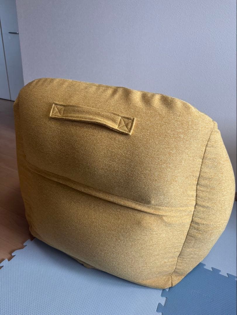 無印良品　空気でできたソファ　2脚　イエロー　グリーン