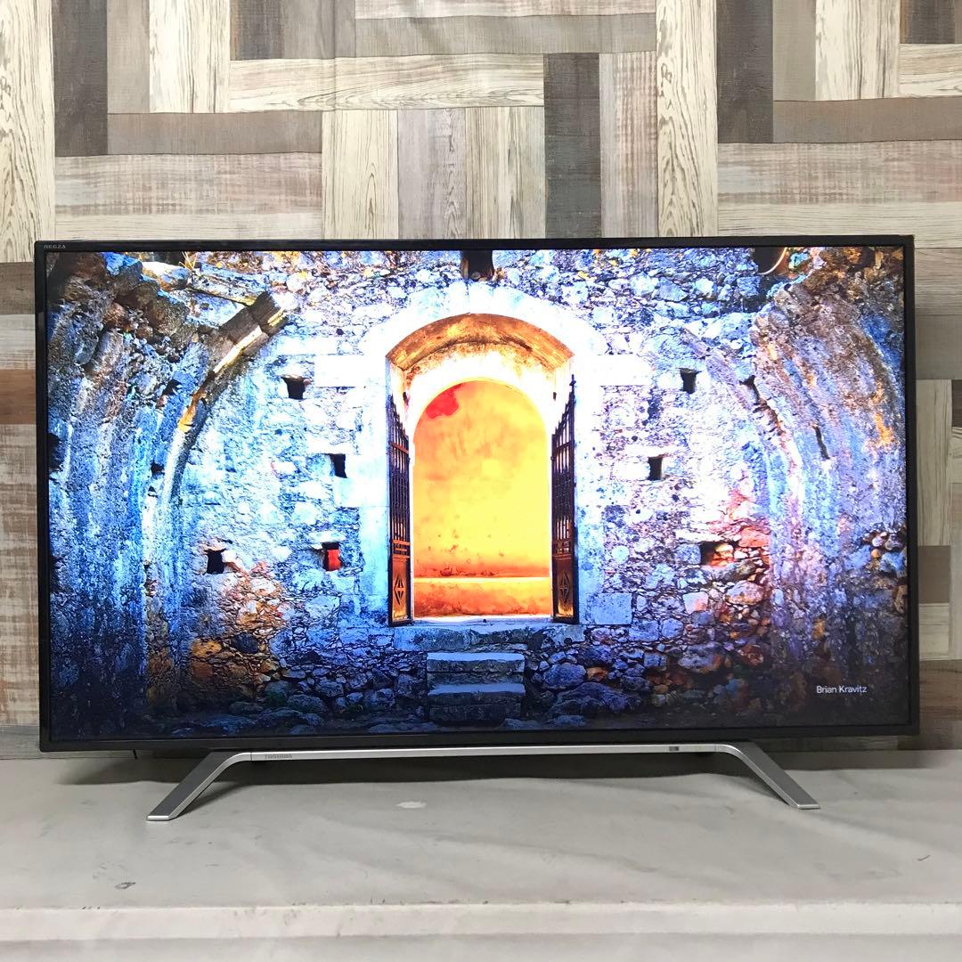 即日受渡❣️全国送料込東芝49型4K液晶テレビYouTubeネット動画視聴