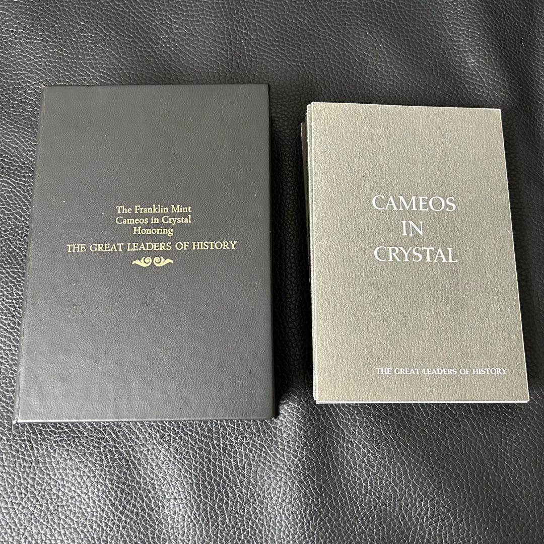 ★フランクリンミント カメオインクリスタル バカラ ペーパーウェイト 10セット