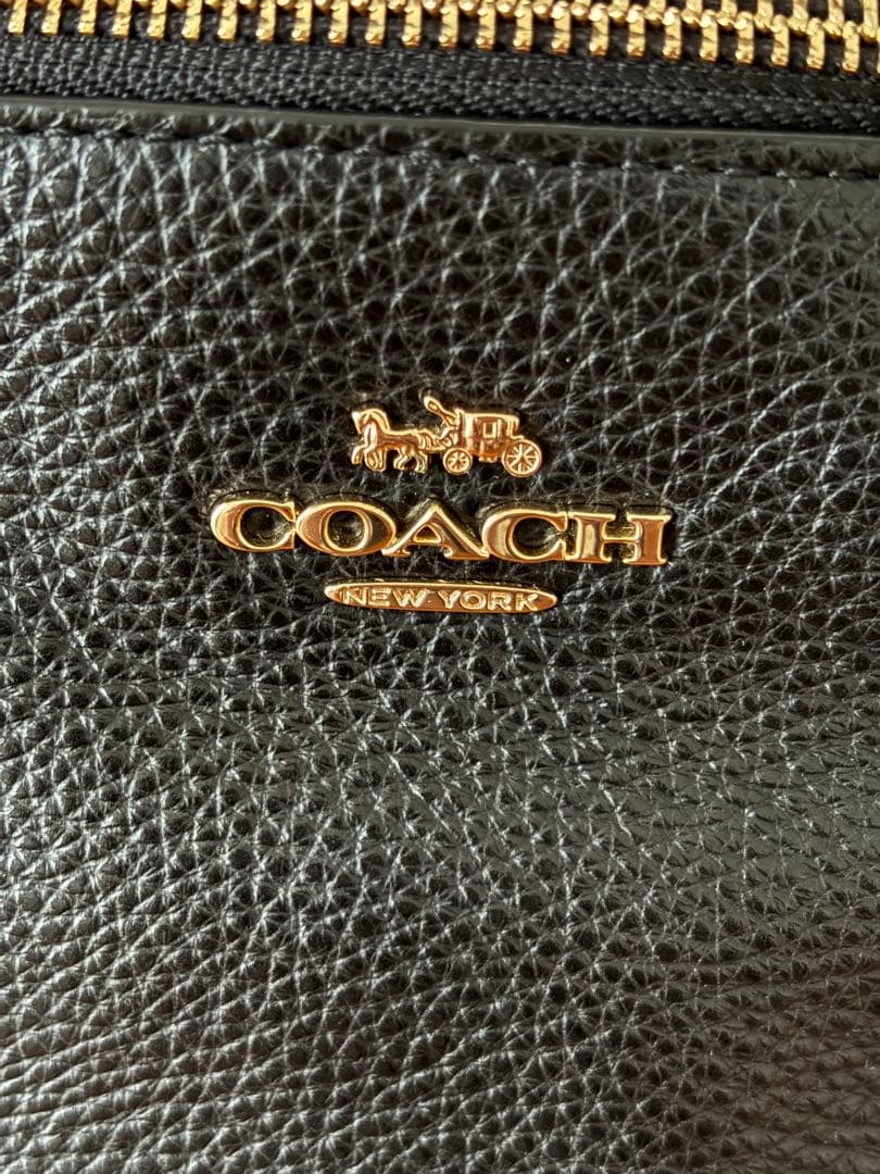 【美品】COACH　f48738　ウエストポーチ　ボディバッグ　ゴールド金具