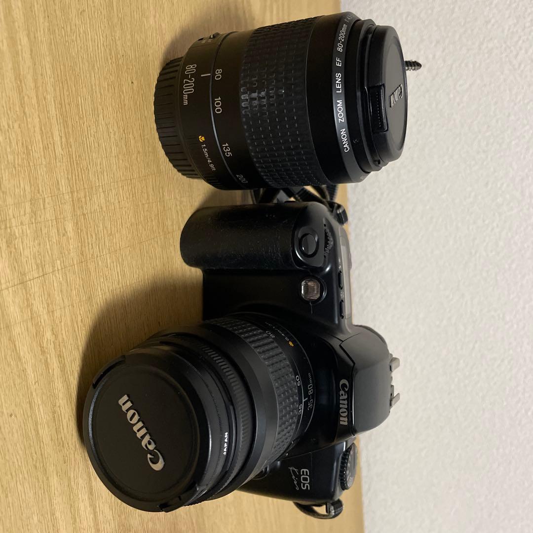 Canon EOS フィルム一眼レフカメラ + 80-200mmレンズ