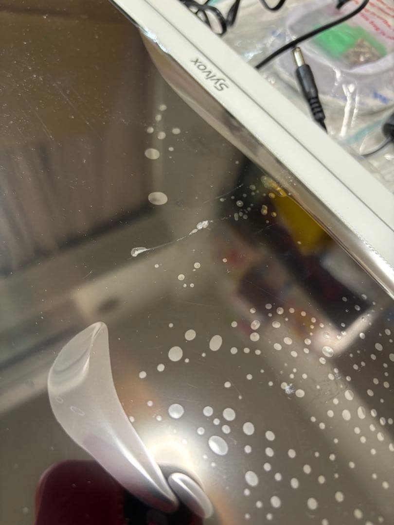 SYLVOX 15.6インチ テレビ キッチン用テレビ フリップダウンモニター