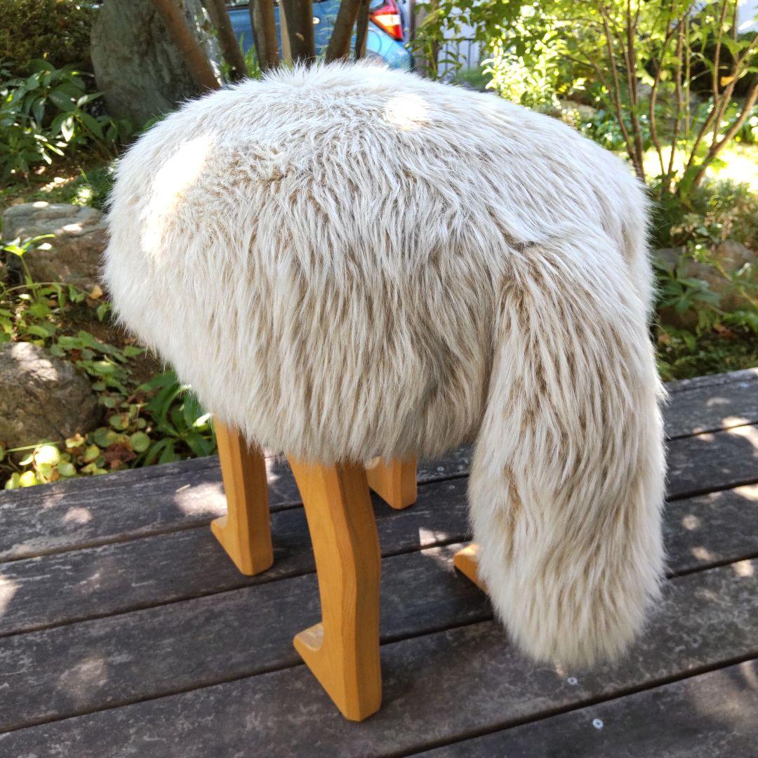 匠工芸　アニマルスツール　しっぽ