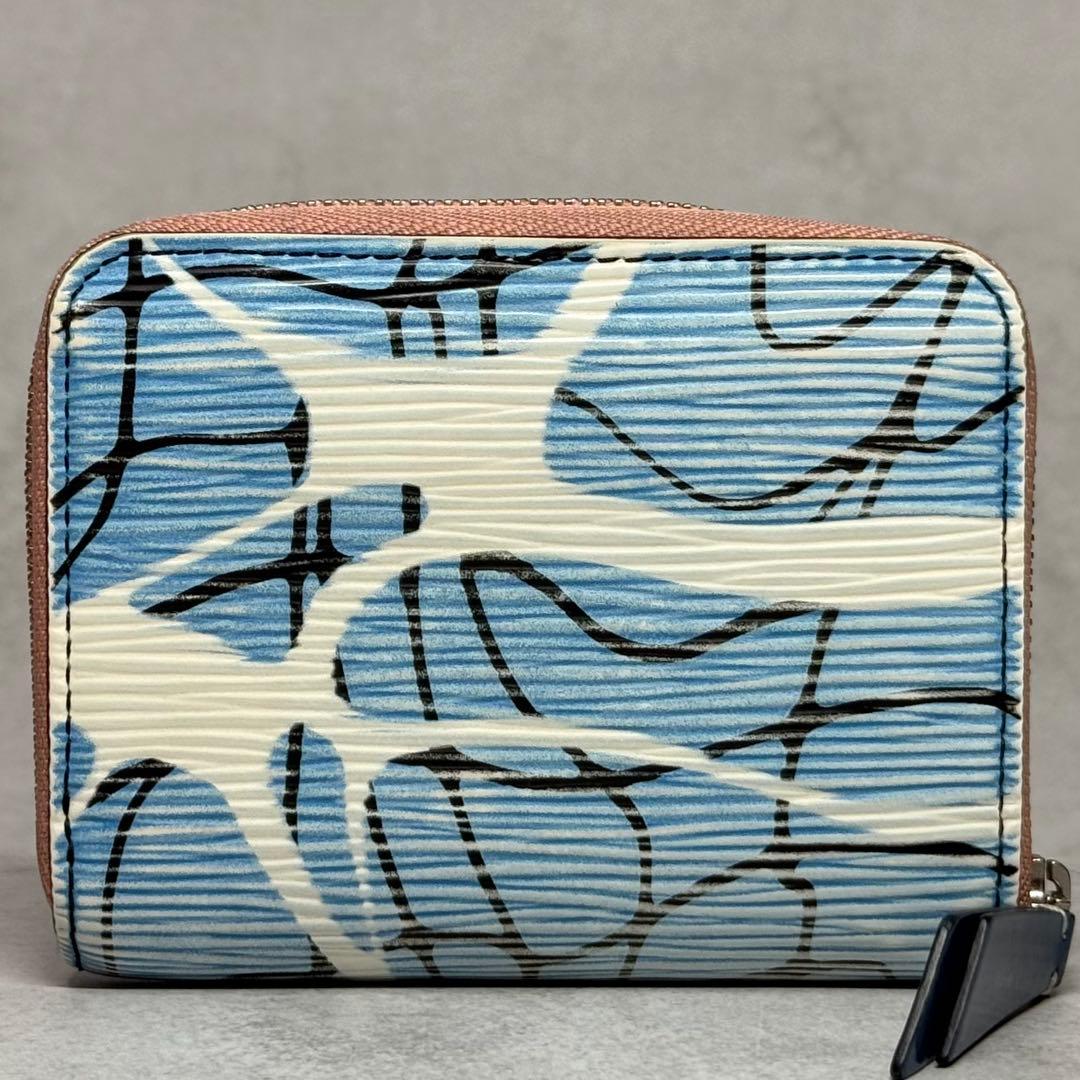 超美品 限定品 ルイヴィトン エピ アクアパターン ジッピーパース 財布