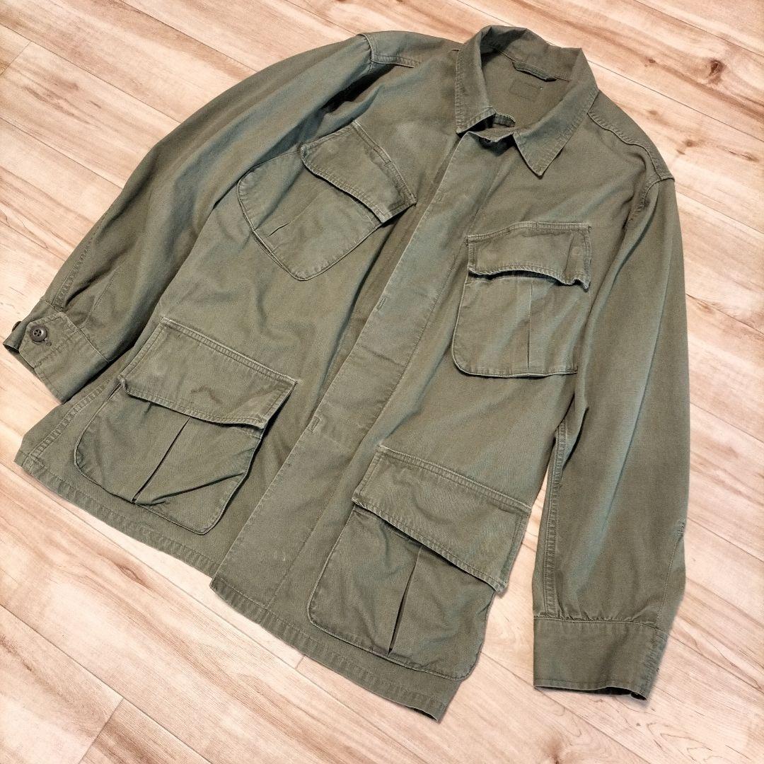 ヴィンテージ　ファティーグジャケット　60s 　3rd　 ノンリップ ダブル