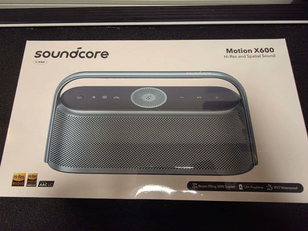 ほぼ未使用　soundcore Motion X600 ワイヤレススピーカー青
