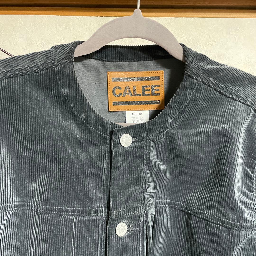 早い者勝ちCALEE コーデュロイ カバーオール MEDIUMグレー パンツのみ