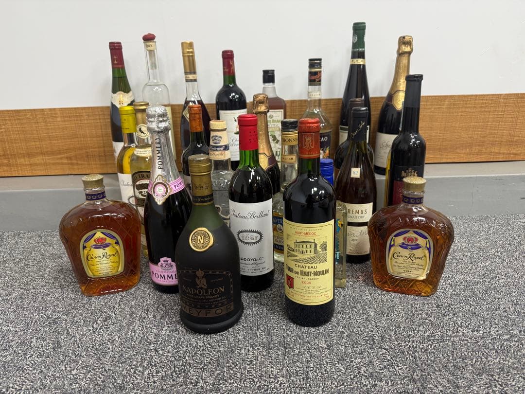 TG253 【26本まとめ売り】古酒 ウイスキー ブランデー ワイン 大量セット