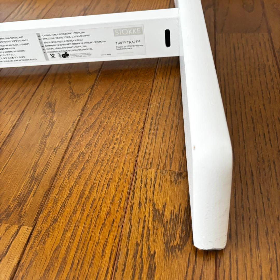 ＊綺麗＊ストッケ　トリップ トラップ　ベビーチェア+ベビーセット　ホワイト①