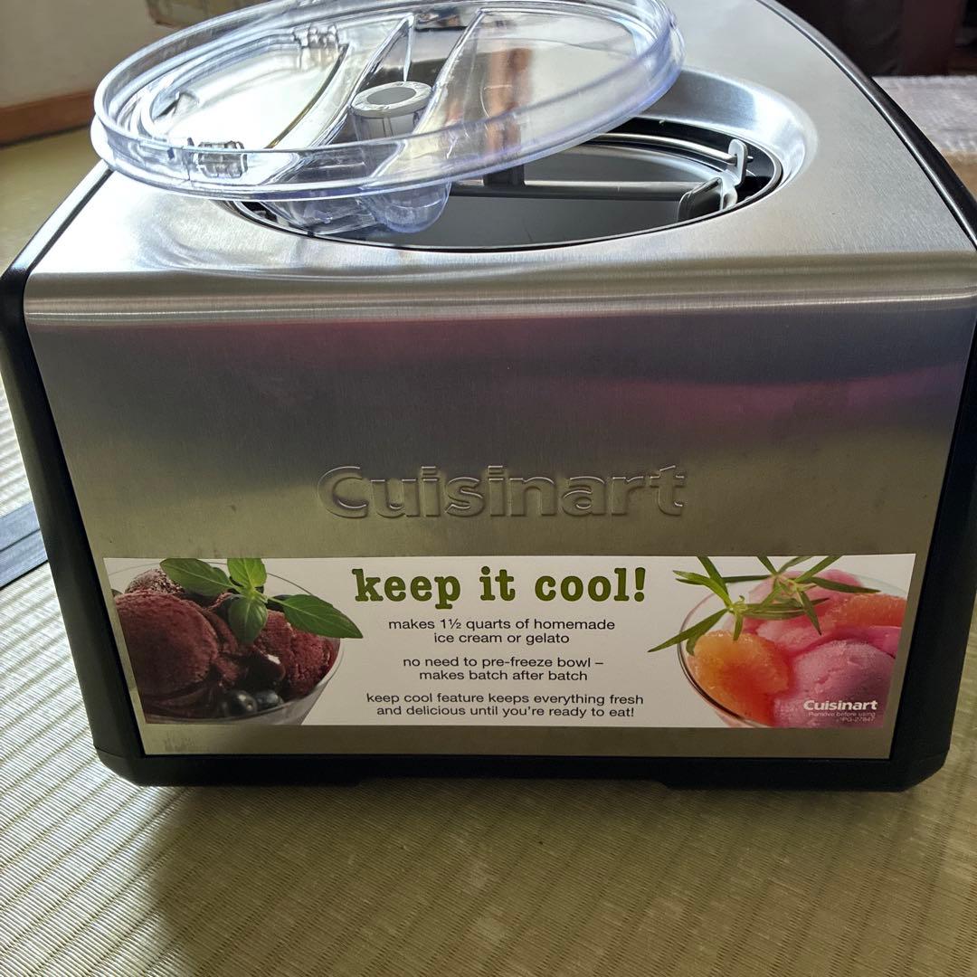 Cuisinart アイスクリームメーカー 電圧変換器付き