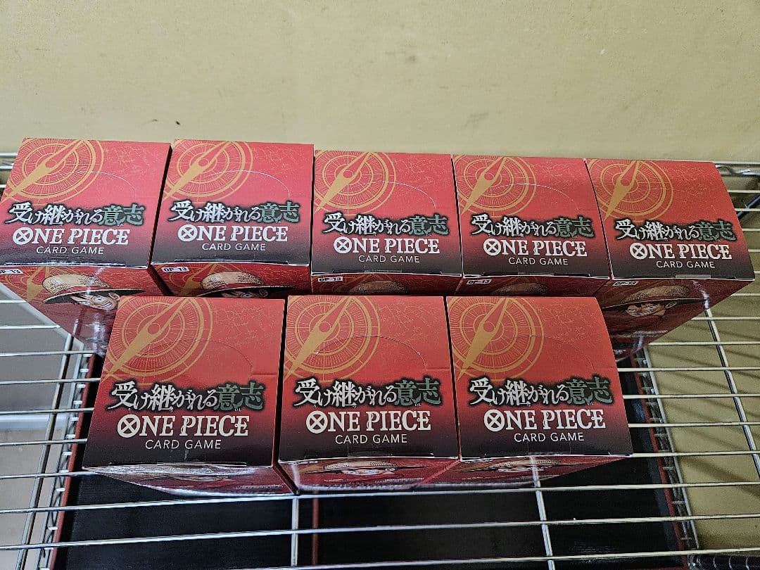 即購入⭕️ワンピースカード受け継がれる意志8BOX 新品未開封テープ付き