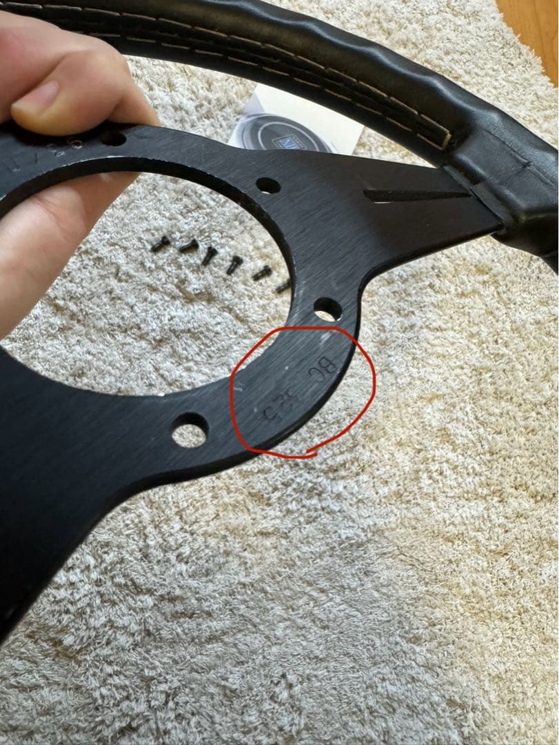 ナルディ　クラシック　フラット　34パイ ブラック