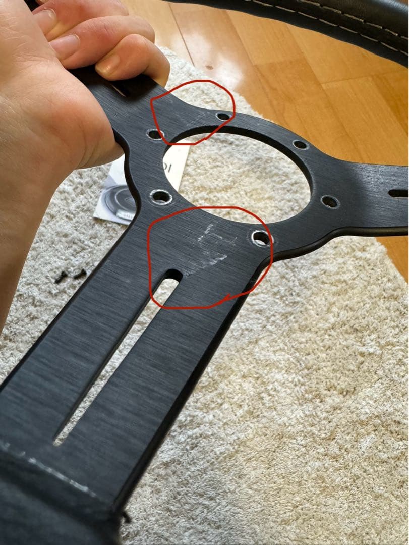 ナルディ　クラシック　フラット　34パイ ブラック