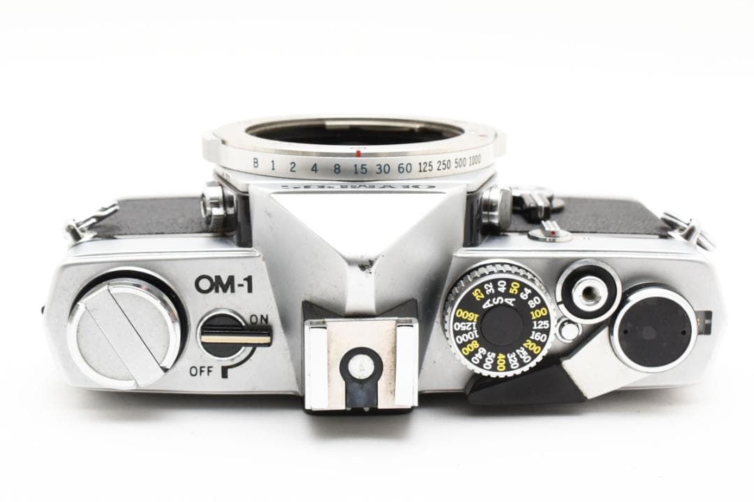 モルト貼替済・美品★ OLYMPUS オリンパス OM-1 ボディ #18039