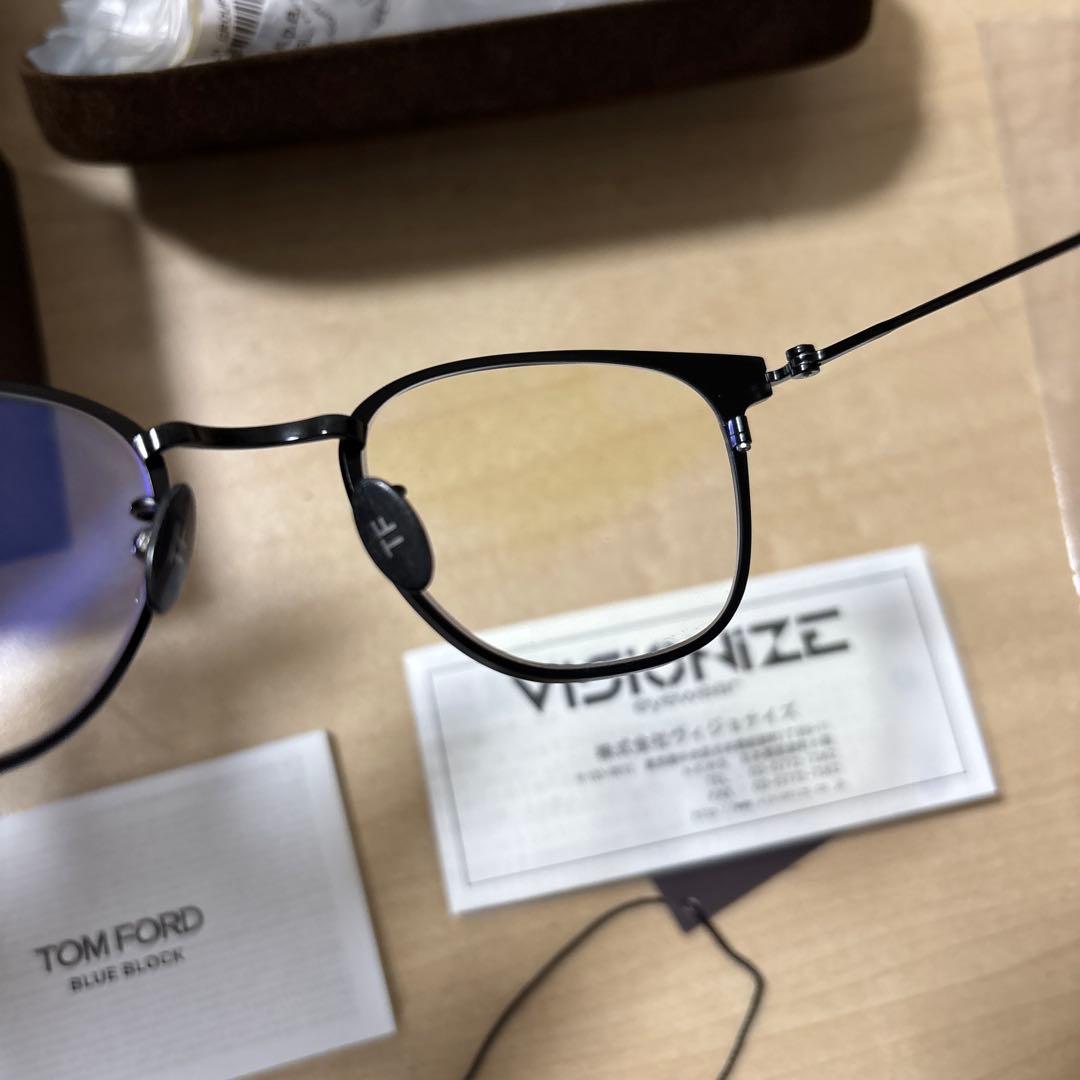 TOM FORD titanium ブラック/シルバー　TF5864DB-005