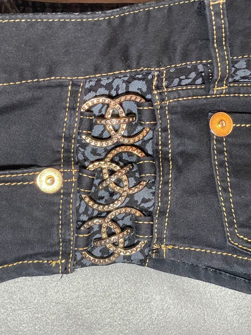 【d.i.a 正規品】デニムショートパンツ ヒョウ 【平成ギャル y2k 】