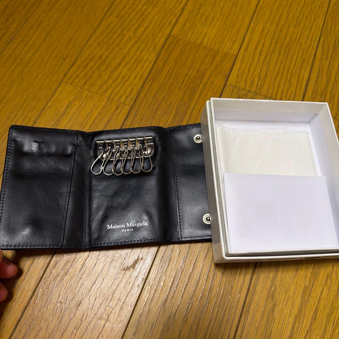Maison Margiela 黒 レザー キーケース