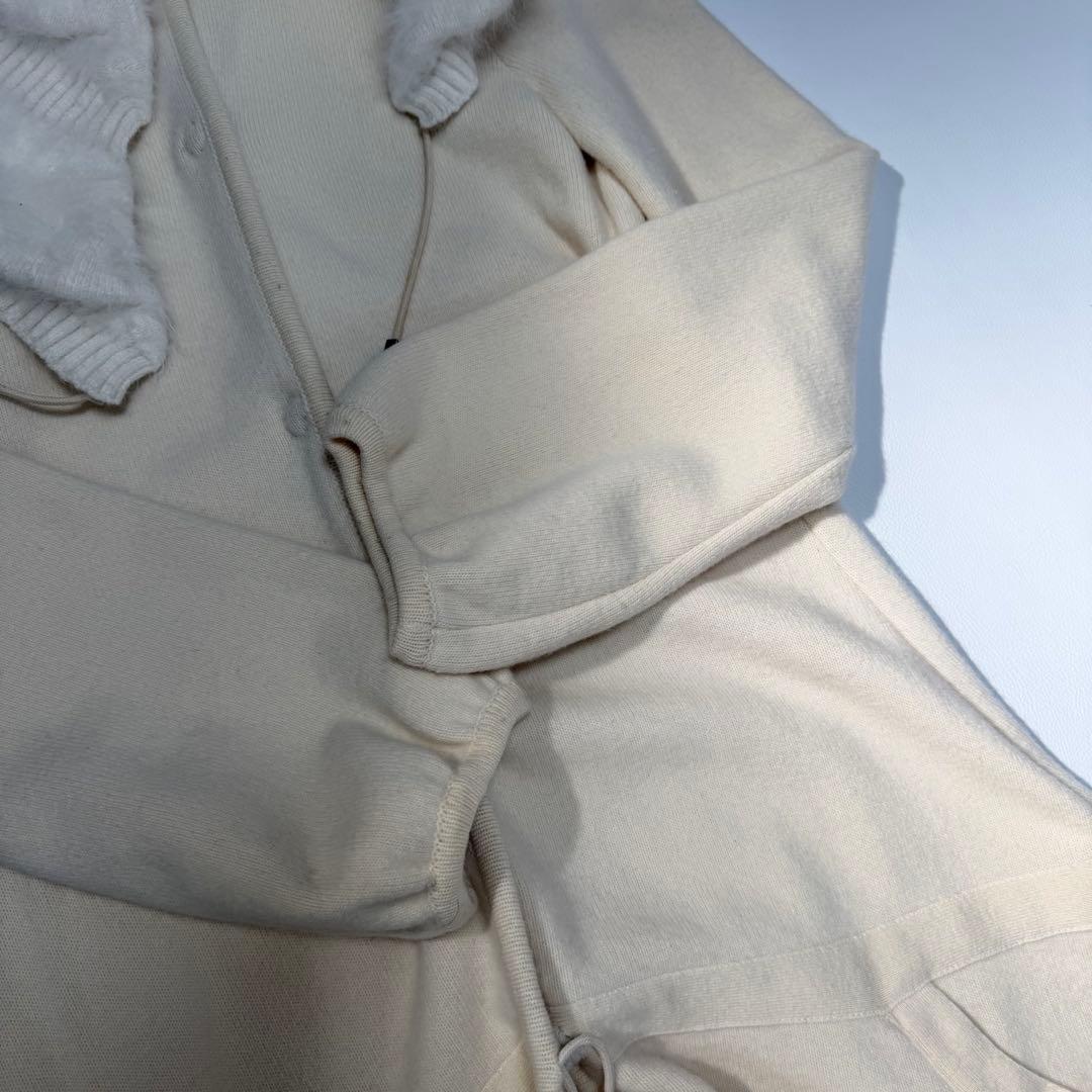 アルビ エルマンノシェルビーノ ロング カーディガン アンゴラ ウール