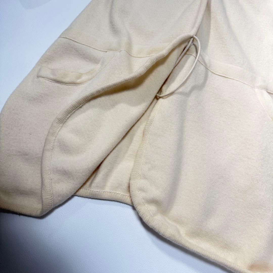 アルビ エルマンノシェルビーノ ロング カーディガン アンゴラ ウール