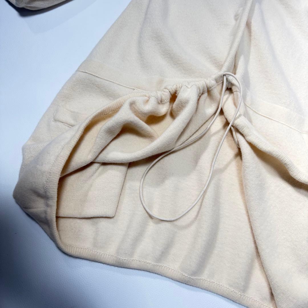 アルビ エルマンノシェルビーノ ロング カーディガン アンゴラ ウール