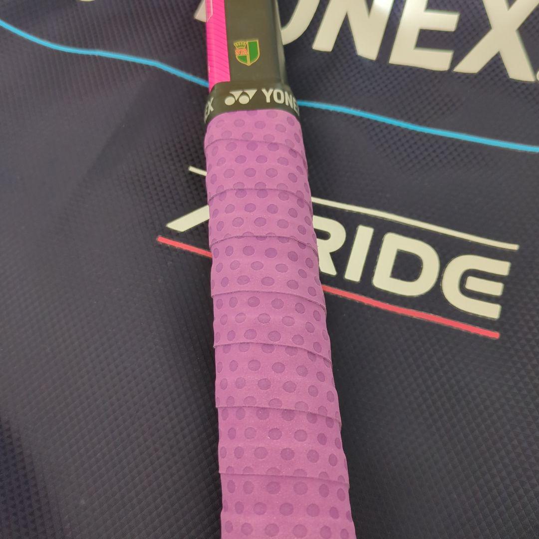 美品　YONEX AIRIDE テニスラケット ピンク ケース付き