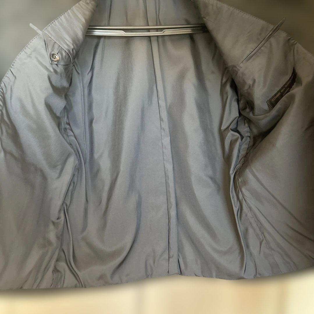 80s コムデギャルソン オム テーラードジャケット　グレー　ヘリンボーン