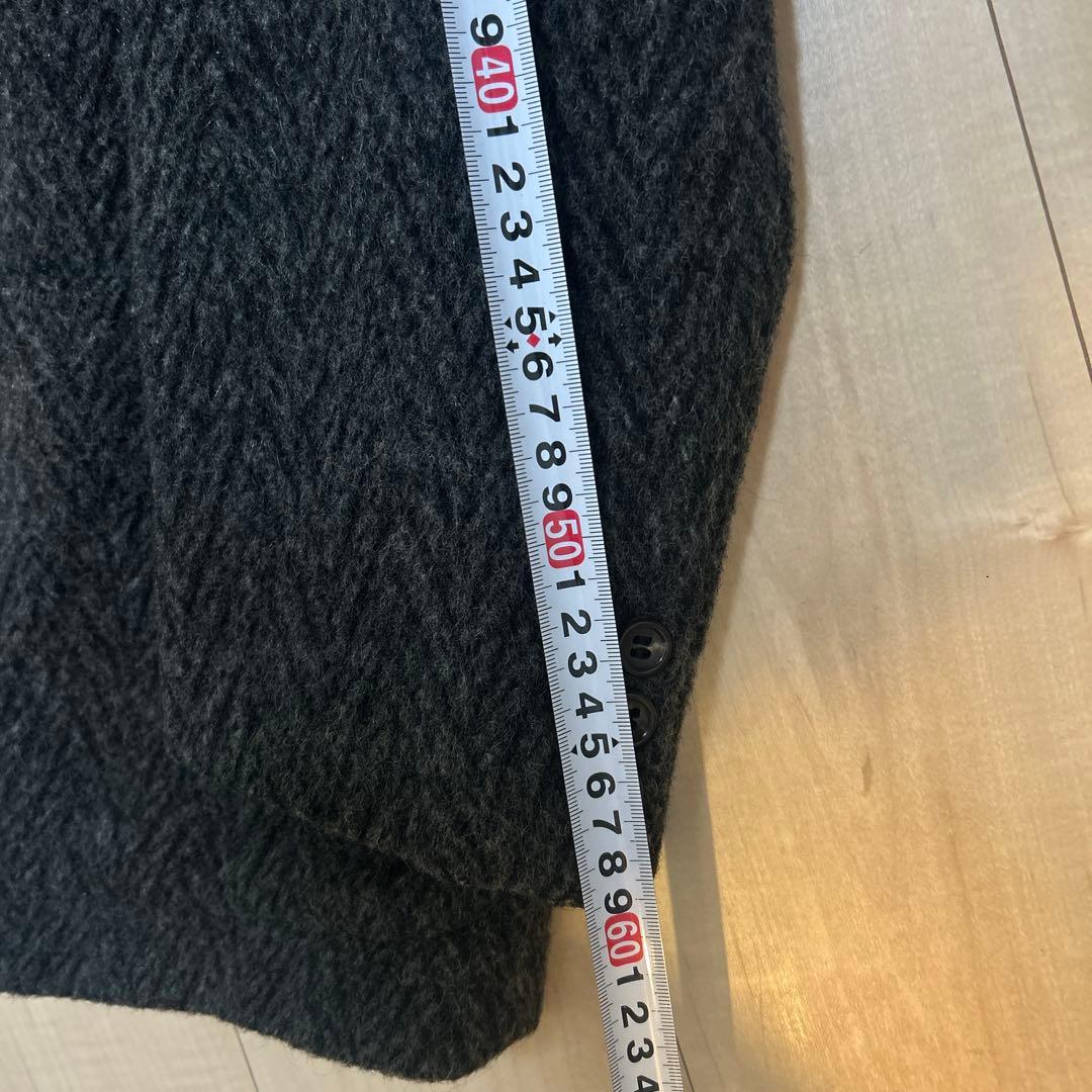 80s コムデギャルソン オム テーラードジャケット　グレー　ヘリンボーン