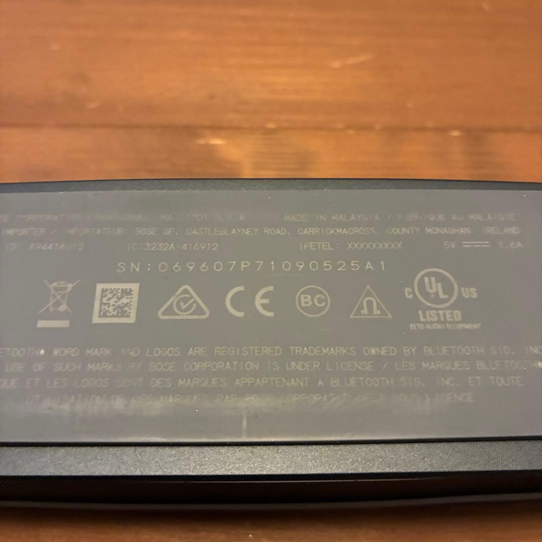 ボーズ BOSE サウンドリンクミニ ワイヤレススピーカー カーボン