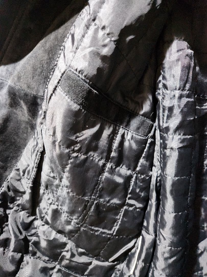 欧州輸入古着フーディレザージャケット 本革 vintage BIGsize(わ)