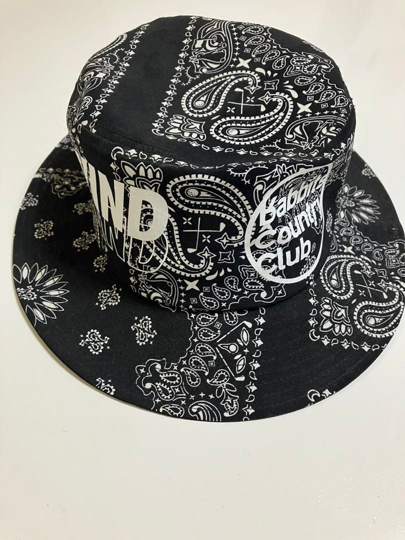 FR2 GOLF×wind and sea ゴルフ ペイズリー柄バケットハット