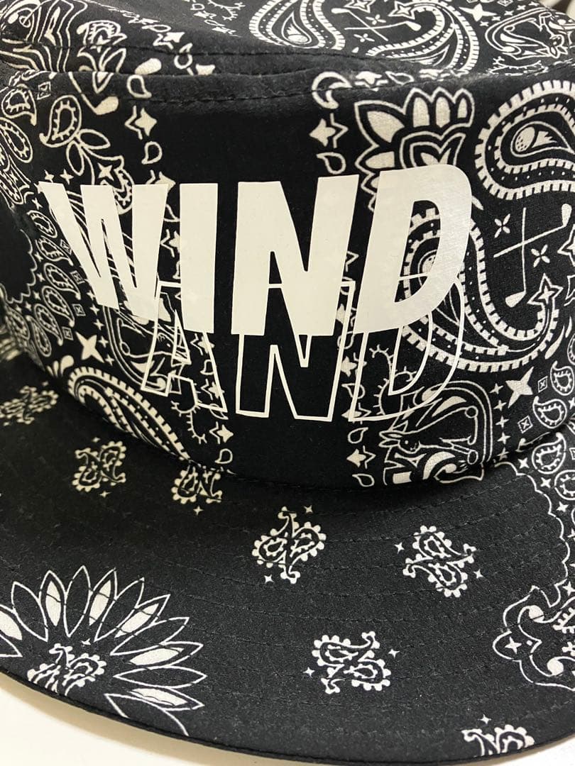 FR2 GOLF×wind and sea ゴルフ ペイズリー柄バケットハット